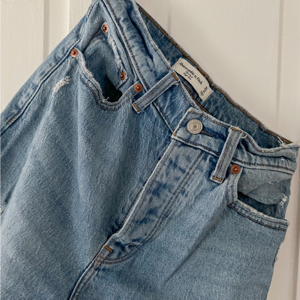 Abercrombie The Dad High Rise Jean | Size 25 0 Long